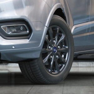 Platišče iz lahke zlitine 17" z 10 kraki, črn